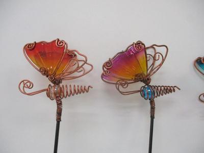 12 - Garden Decoration Butterfly Pot Stickers