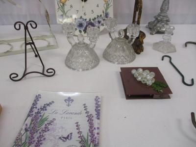 Assortment Of Home Goods Decor - Silvano Boy & Dog Figure & Lori Seibert Art