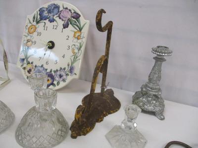 Assortment Of Home Goods Decor - Silvano Boy & Dog Figure & Lori Seibert Art