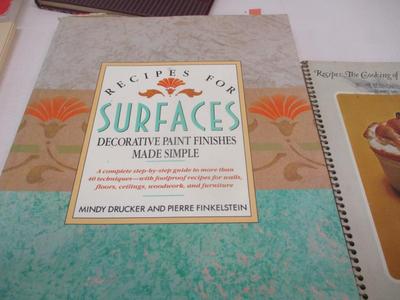 Assortment Of Crafting Books Recipe Books & Kids Books
