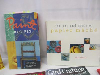 Assortment Of Crafting Books Recipe Books & Kids Books
