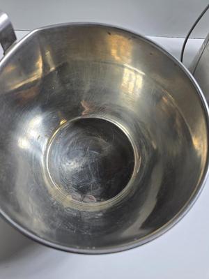 Lot of 4 Stainless Steel Hanging Feed/Water Buckets