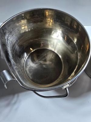 Lot of 4 Stainless Steel Hanging Feed/Water Buckets