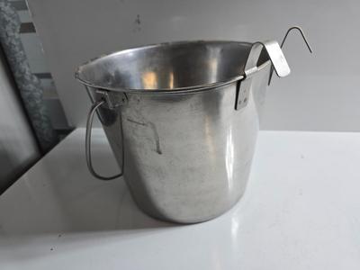 Stainless Steel Hanging Buckets – Set of 4, Mixed Sizes