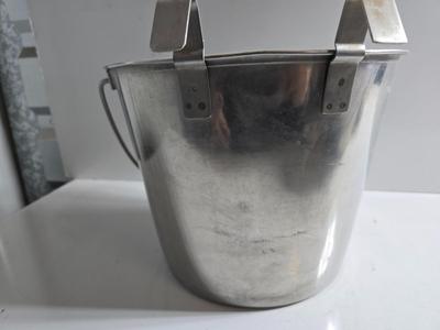 Stainless Steel Hanging Buckets – Set of 4, Mixed Sizes