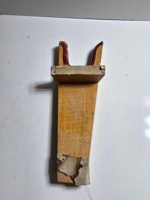 Schmidt work wear boots and wooden boot Jack