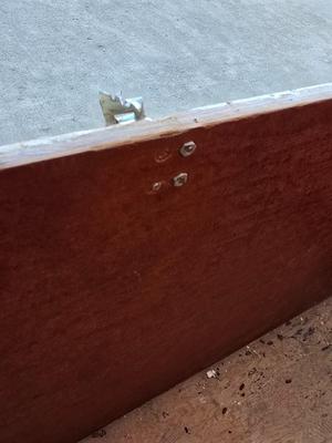 Vintage Painted Wood Storage / Farm /Show Trunk – “NORDICK”
