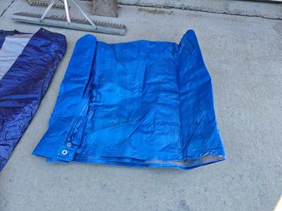 Yard Tools & Tarp Lot