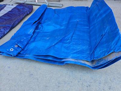 Yard Tools & Tarp Lot