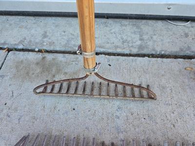 Yard Tools & Tarp Lot