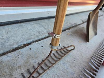 Yard Tools & Tarp Lot