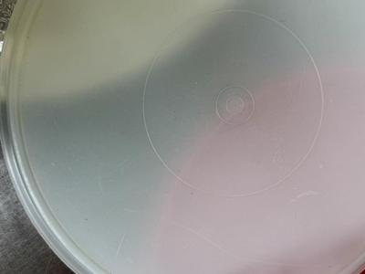Vintage 1980’s Tupperware Red Divided Dish with Handle Plus two Aluminum Trays