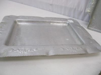 Antique Home Decor Hammered Platter Vanity Mirror