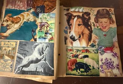 scrapbook lot - victorian cutout designs - pictures - other printed items