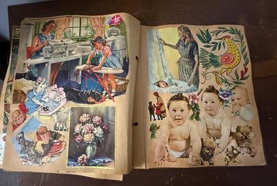 scrapbook lot - victorian cutout designs - pictures - other printed items