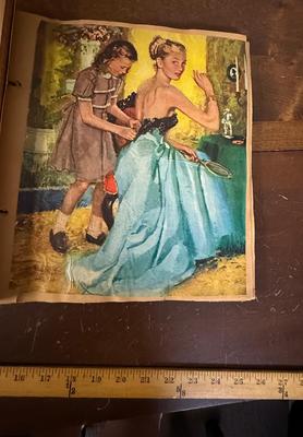 scrapbook lot - victorian cutout designs - pictures - other printed items