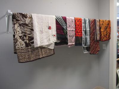 Colorful Scarves Dana Buchman Adrienne Vittaoni Tiffany & Co. ECHO
