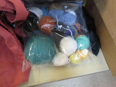 Assortment Of Yarn & Ribbons
