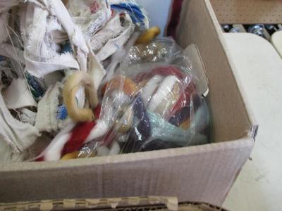 Assortment Of Yarn & Ribbons