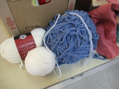 Assortment Of Yarn & Ribbons