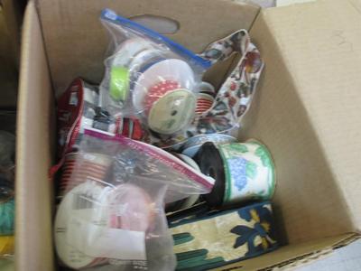 Assortment Of Yarn & Ribbons