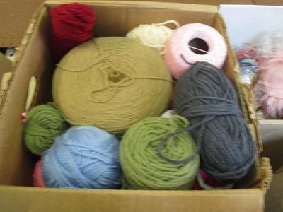 Assortment Of Yarn & Ribbons