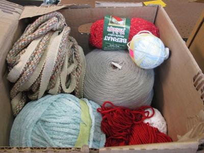 Assortment Of Yarn & Ribbons