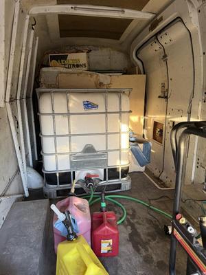 2009 Chevy Express with a Hot water pressure washer system