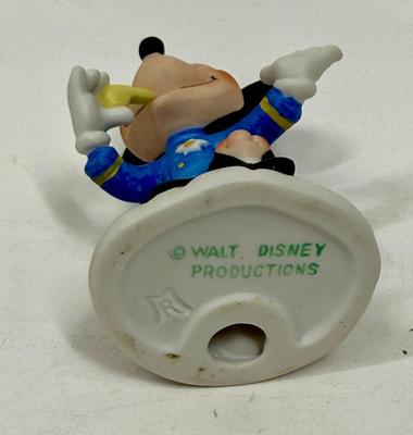 Disney Police Mickey Mouse Porcelain Bisque Figurine Vintage Officer Cop Marks & Rosenfeld