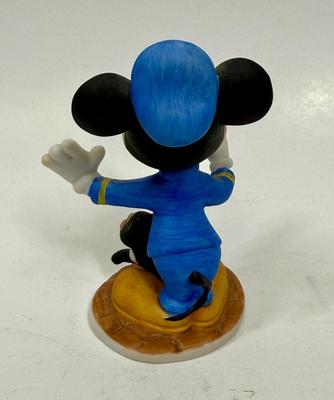 Disney Police Mickey Mouse Porcelain Bisque Figurine Vintage Officer Cop Marks & Rosenfeld