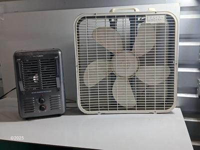 Lasko Box Fan & ProFusion Electric Heater