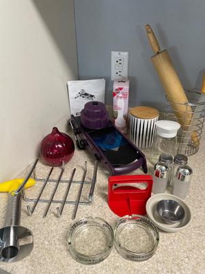 KitchenAid mandolin and miscellaneous