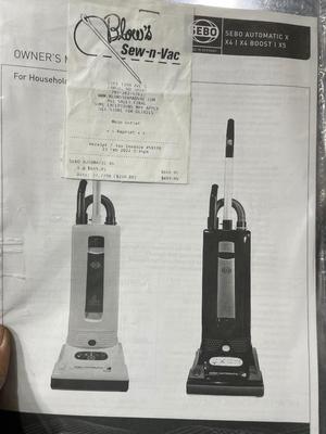 SEBO (Germany) vacuum
