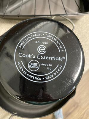 Cooks Essentials pots & various pans