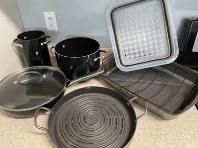 Cooks Essentials pots & various pans