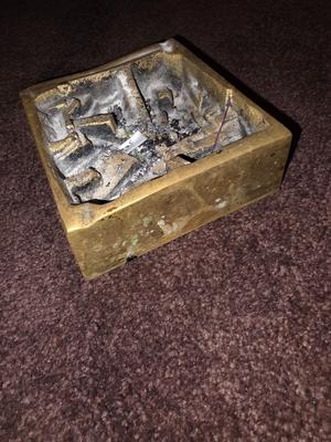 Brass Ash Tray or Incense Tray.