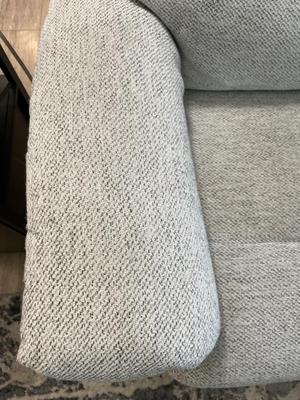 LaZBoy dual-reclining sofa - very nice grey tone