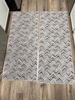 Two runner rugs