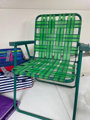 Folding chair, insulated, totes, and picnic blanket
