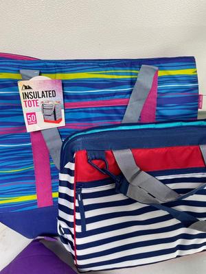 Folding chair, insulated, totes, and picnic blanket