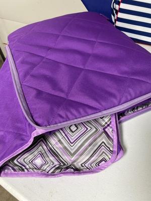 Folding chair, insulated, totes, and picnic blanket
