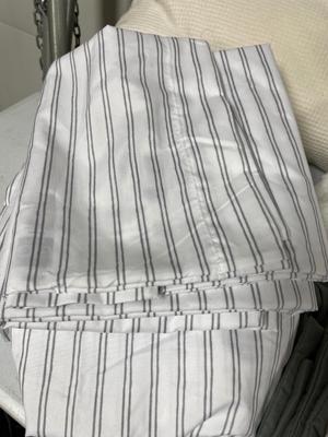 Two queen, sheet sets, blankets, pillowcases