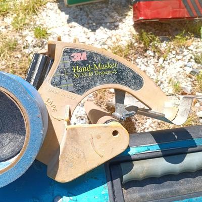 LOT 2: Garage Finds- Storehouse Tool Box and Bucket Tool Bag with Tools