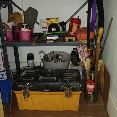LOT 5: Closet Finds- Large Selection of Tools and Construction Supplies