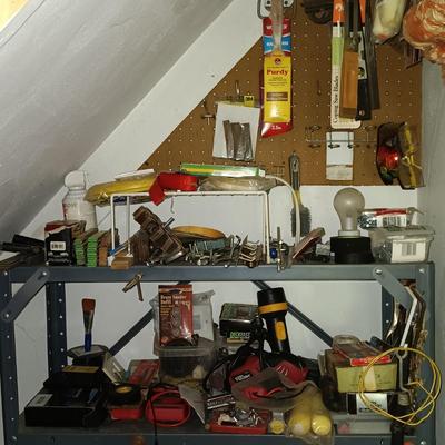 LOT 5: Closet Finds- Large Selection of Tools and Construction Supplies