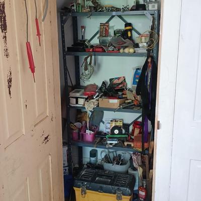 LOT 5: Closet Finds- Large Selection of Tools and Construction Supplies