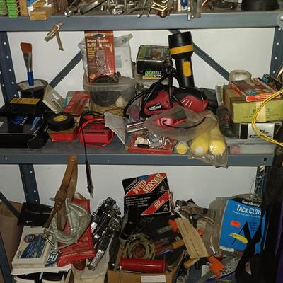 LOT 5: Closet Finds- Large Selection of Tools and Construction Supplies