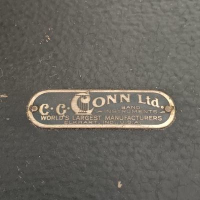 LOT 6: C.G. Conn Alto 1119954 Elkhart, Indiana 1917 Saxophone with Case & Accessories