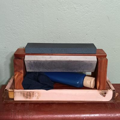 LOT 7: Vintage Acorn Chicago Tool Box with Small Anvil Vice & More