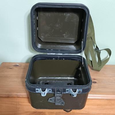 LOT 9: WWII Metal Military Helmet with Infrared Case & World War II in Headlines and Pictures 1946
